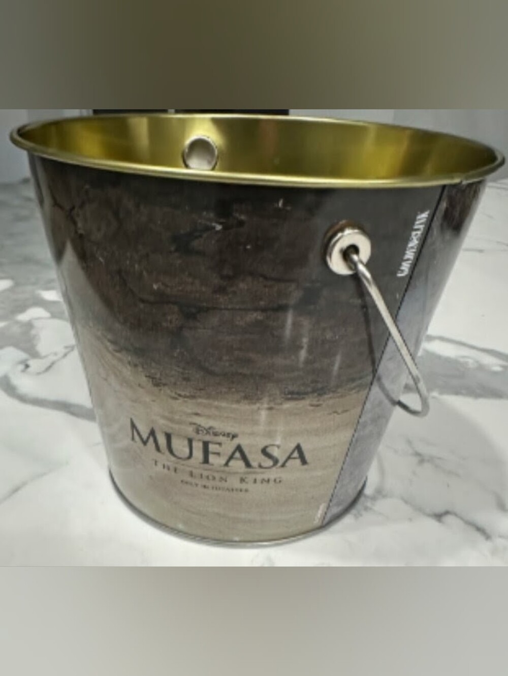 Disney Mufasa The Lion King Tin Popcorn Bucket